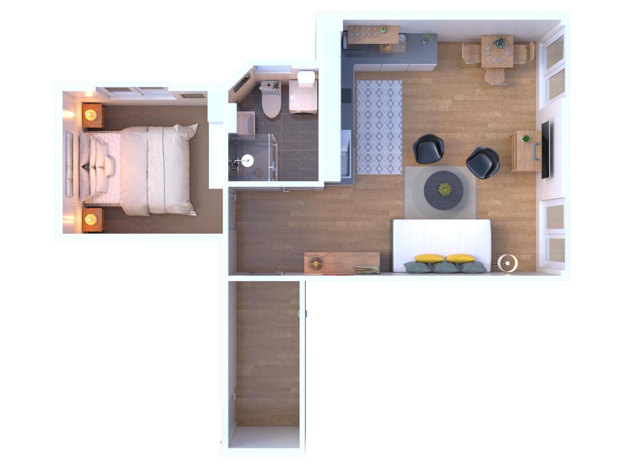 Cozy 1 Bedroom In & Rooftop Views * Parigi
